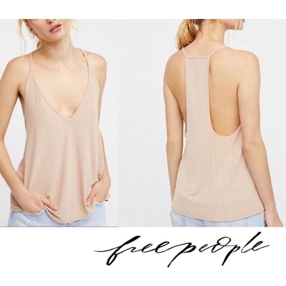 Free People | intimately | Slinky Slinky Nude Racerback - Picture 1 of 8